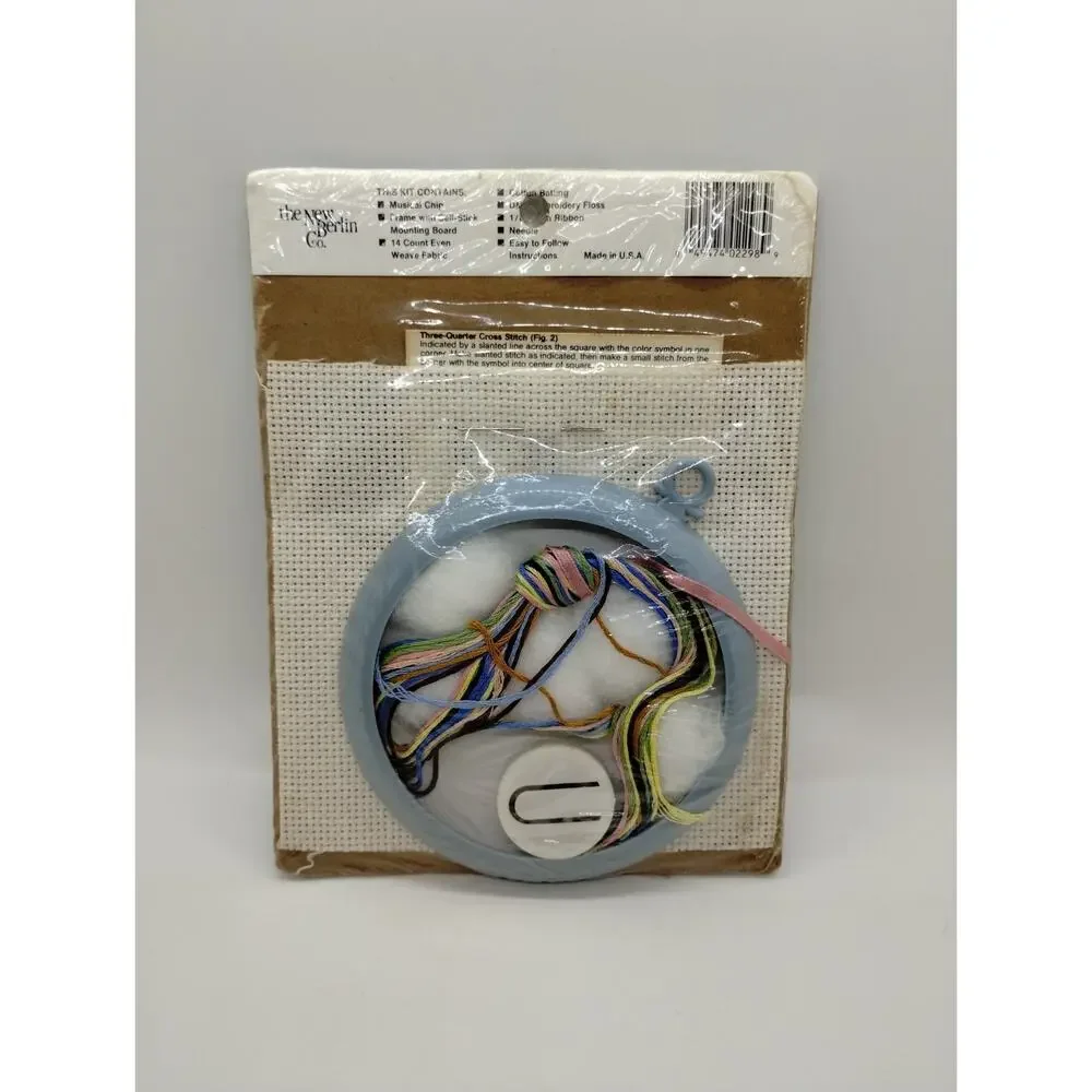 New Berlin Company Musical Cross Stitch Kit Shh! #2298 New In Package